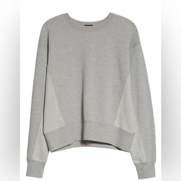 Rails Dani Reverse Terry Sweatshirt in Heather Gray Size S - Picture 10 of 10